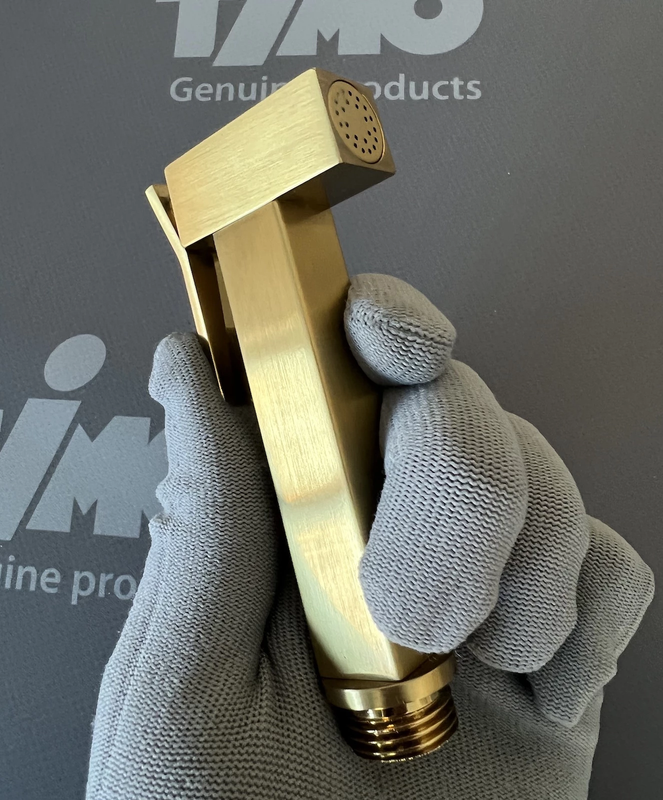 Смеситель встроенный с гигиеническим душем Timo Briana (7189/17SM) золото матовое - фото 5