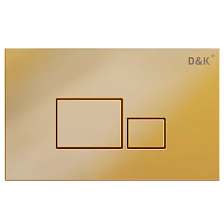 Клавиша смыва DK матовое золото Quadro (DB1519003)