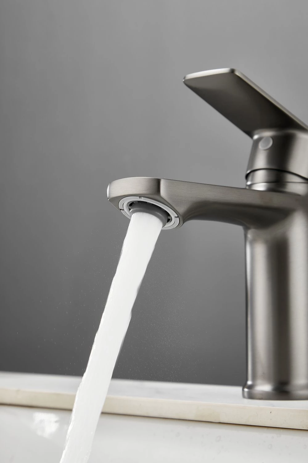 Смеситель для раковины HAIBA цвет: оружейная сталь (HB10719-3) - фото 2