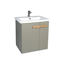 Тумба VIANT "Мюнхен" 2 ств подвесная хаки 425х655х620 под раковину .S-UM-COM70/1-w (COMO 70) (VMUN70COH-T2STP)