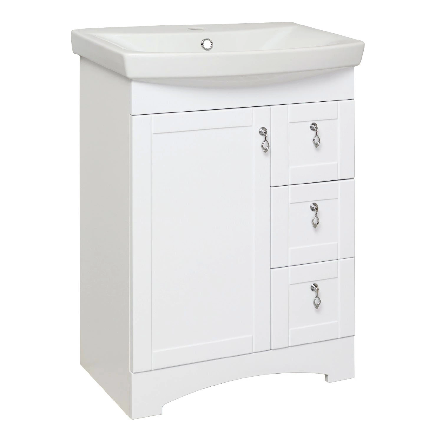 Тумба Runo Мерида 60 под умывальник УТ000002241 (Carina 60) (00-00000823) - фото 1