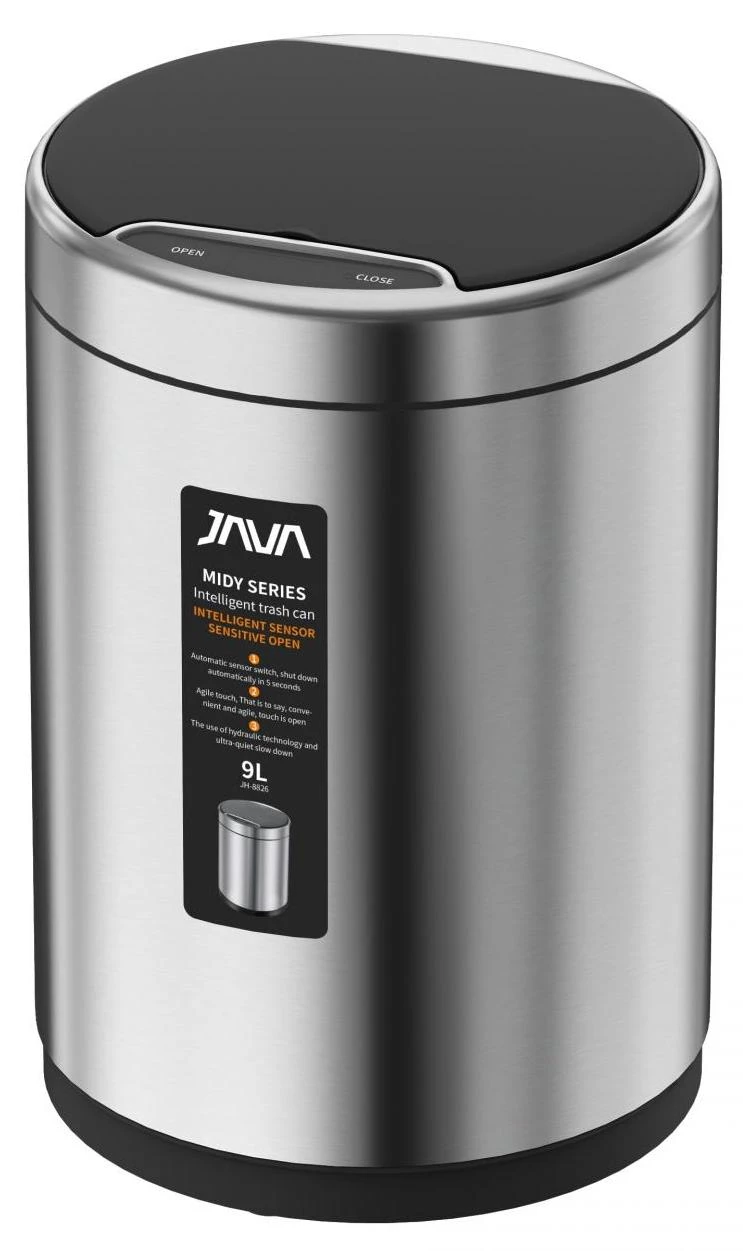 Сенсорное ведро 9 л JAVA (S-882-9L) Сенсорное ведро 9 л JAVA (S-882-9L) - фото 1