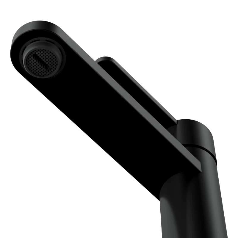 Смеситель для раковины CERSANIT OLIVA однорычажный черный (68960) - фото 5