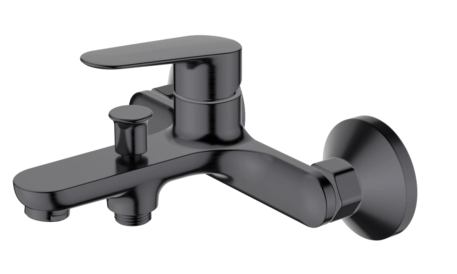 Смеситель для ванны HAIBA оружейная сталь (HB60796-3) - фото 1