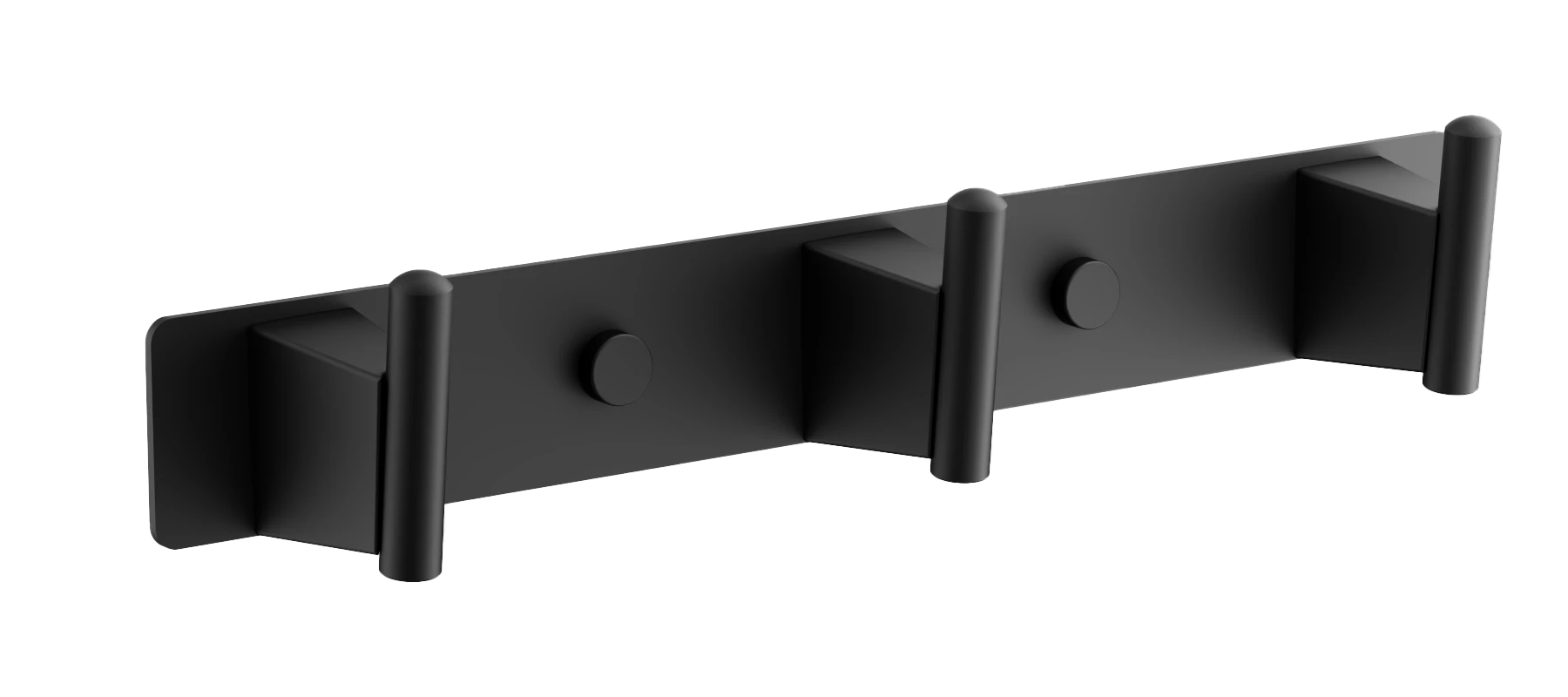 Планка с 3-мя крючками BELZ черный (B91415-3) - фото 1