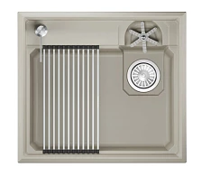 Кухонная мойка GRANULA KITCHEN SPACE RINZER кварц (5807R, КРЕМАН)