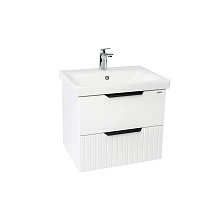 Тумба VIANT "Сицилия" 2 ящика подвесная белая 428x568x520 под раковину .S-UM-MOD60/1 (MODUO 60) (VSIC60MDBEL-T2YP)