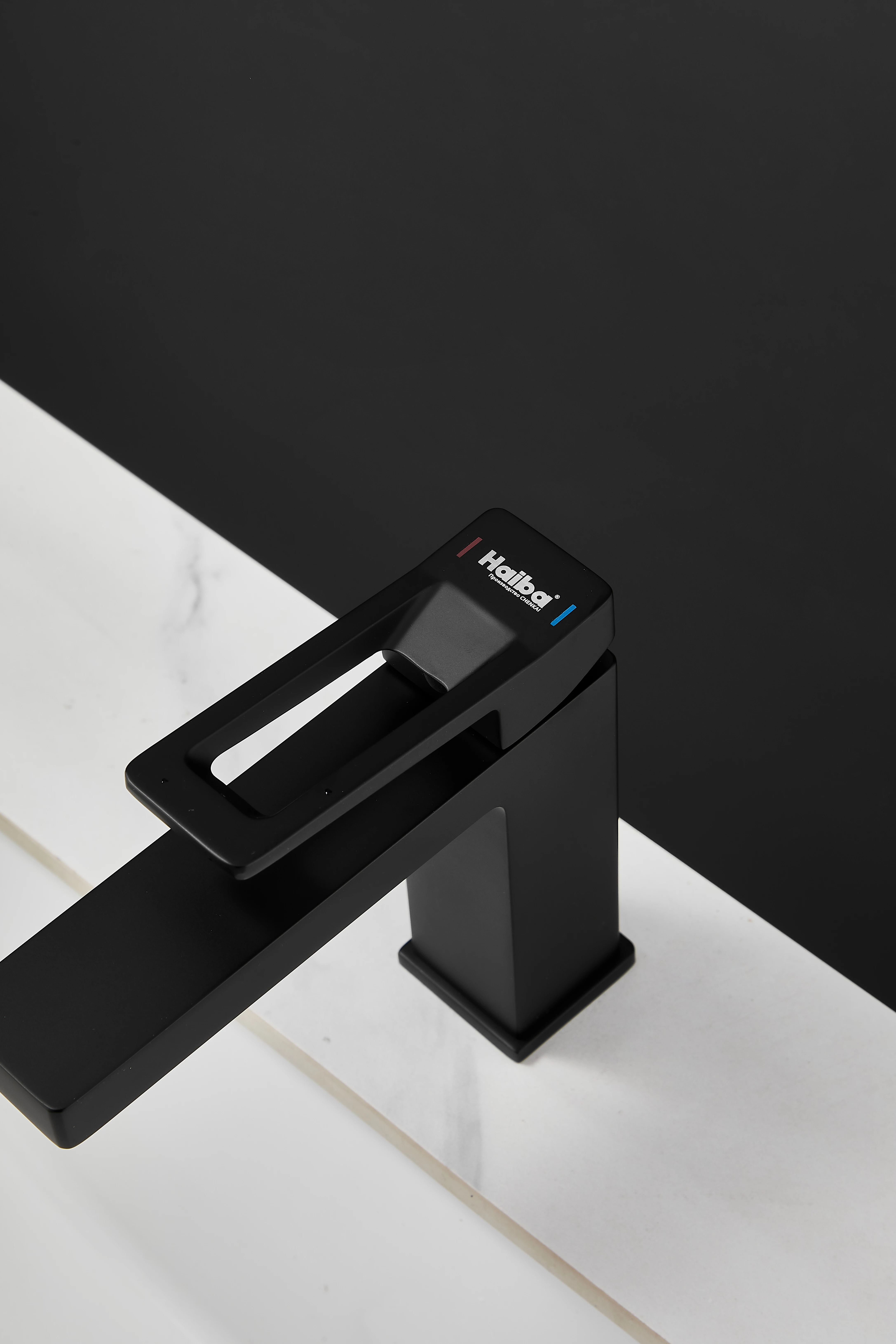 Смеситель для раковины HAIBA цвет: черный (HB10732-7) - фото 5