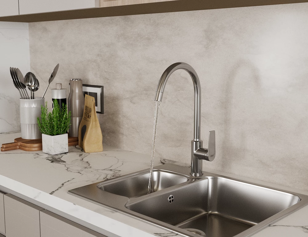 Смеситель DK для кухни высокий Bayern.Fürth (DA1522401) - фото 2