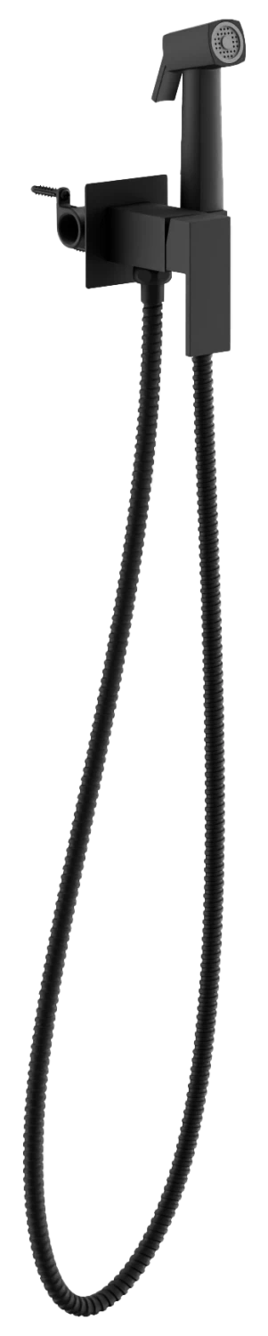 Смеситель BELZ с гигиенической лейкой черный (B55805-7) - фото 1