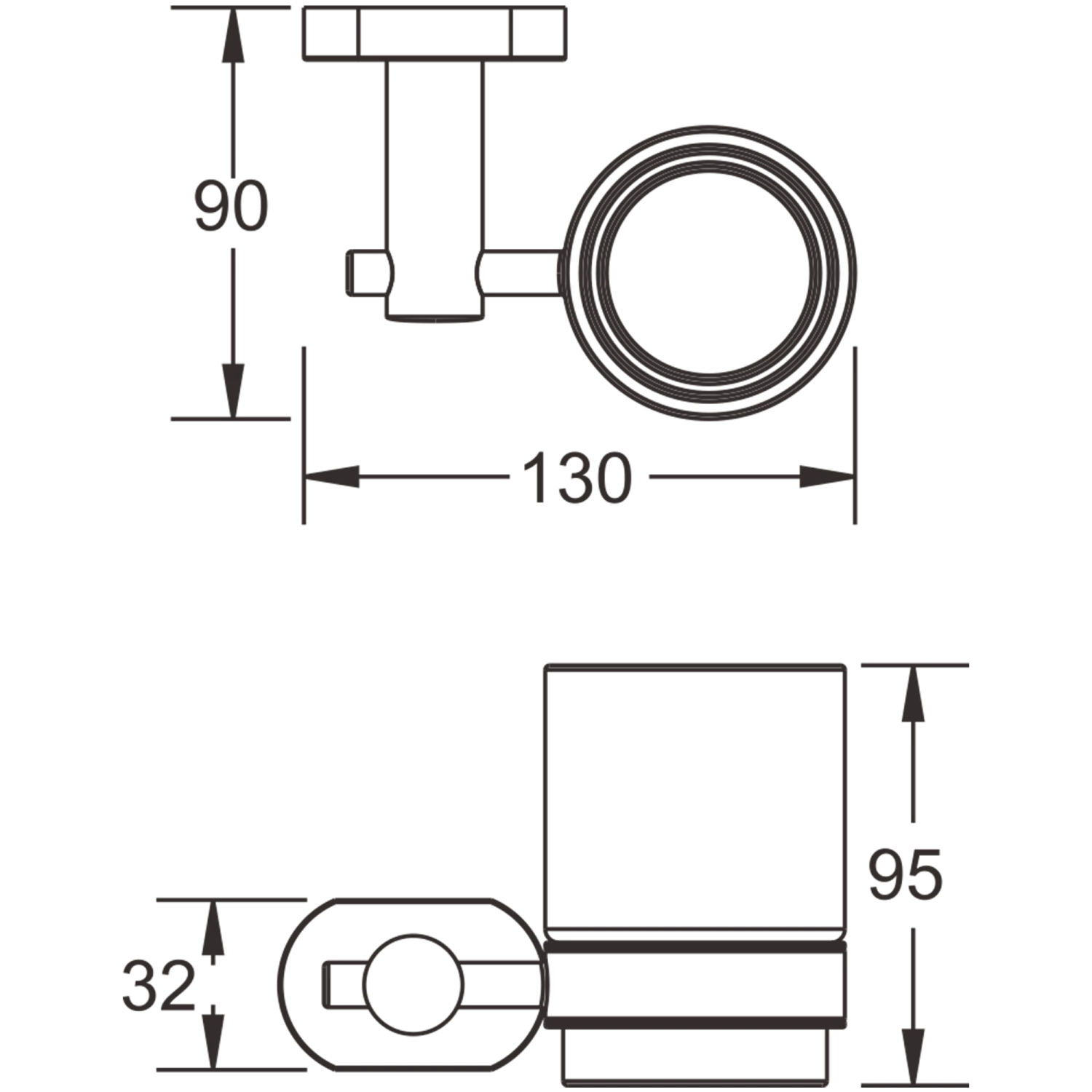 Держатель стакана BELZ (B90506) - фото 2