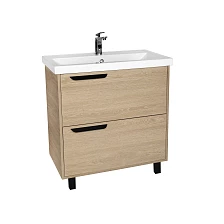 Тумба VIANT "Кёльн" Фостер 80 2 ящика светлое дерево 435х770х820 (VKEL80FOSD-T2Y)