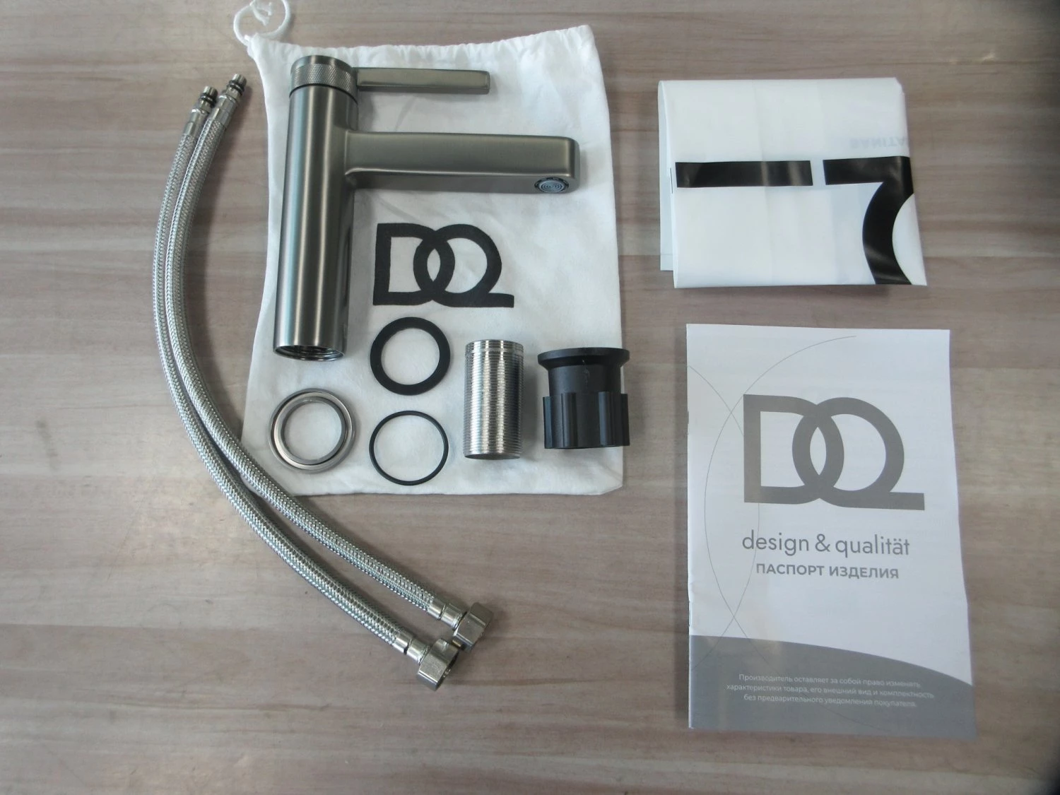 Смеситель для раковины DQ Bonn графит (DA1702106) - фото 4