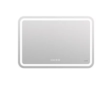 Зеркало Cersanit  LED 050 design pro 80x55 с подсветкой хол. тепл. cвет часы с антизапотеванием прям