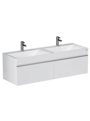 Тумба подвесная Velvex Pulsus 140 Белая (tp.PUL.PUL.140.2Y белый глянец) - фото 1
