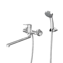 Смеситель для ванны с длинным поворотным изливом RUSH Эдж (Edge) (ED7735-51)