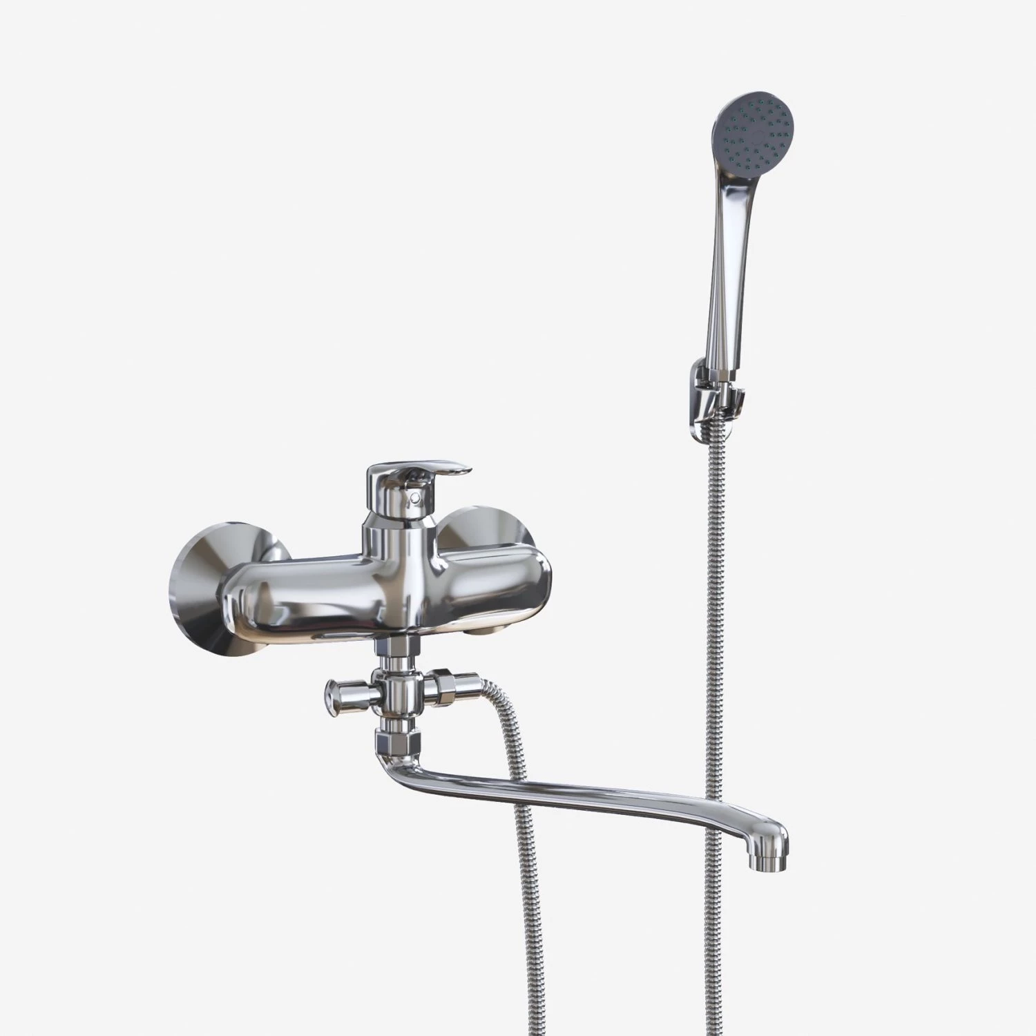 Смеситель для ванны и умывальника MIXLINE ML05-02 (522143) - фото 1