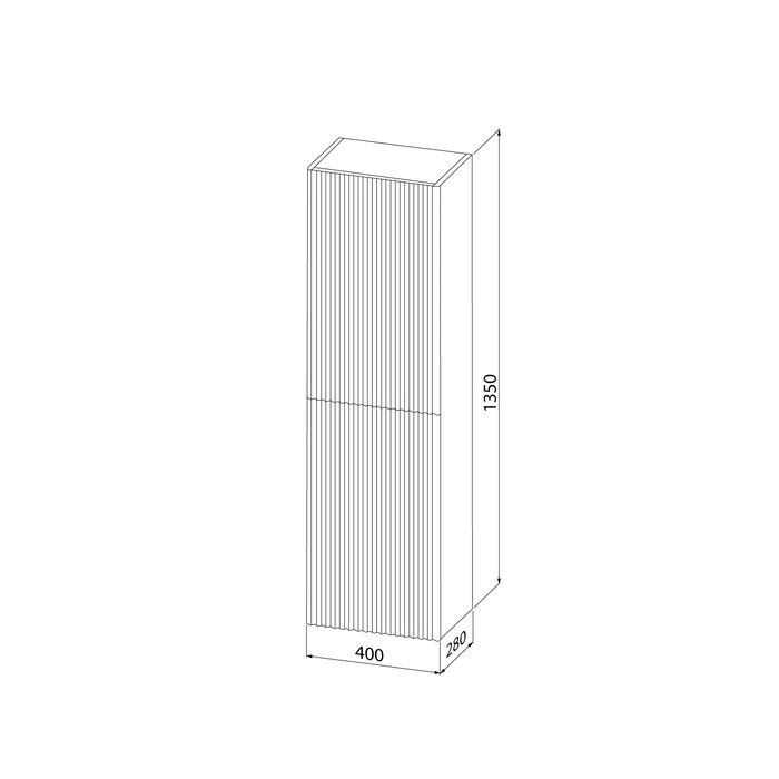 Пенал подвесной IDDIS Aiger 40 см, белый (AIG40W0i97) Пенал подвесной IDDIS Aiger 40 см, белый (AIG40W0i97) - фото 4