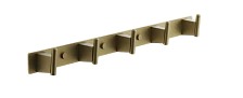 Планка с 5-ю крючками BELZ брашированное золото (B91315-5)