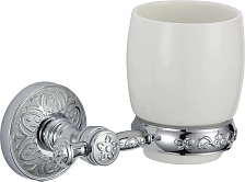 Стакан керамический с настенным держателем Savol 58а (S-005858A)