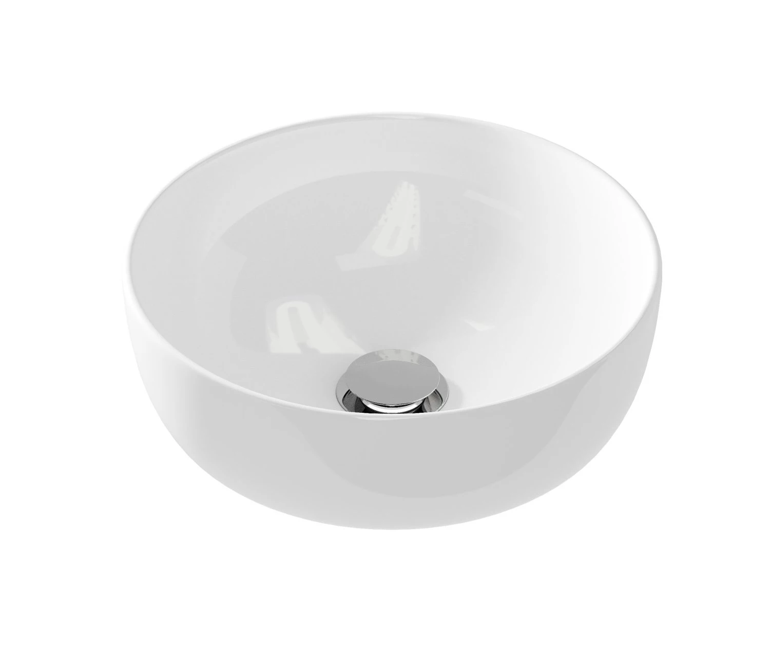 Раковина Cersanit  на столешницу MODUO 40 RING 0 отв. (63569) - фото 1