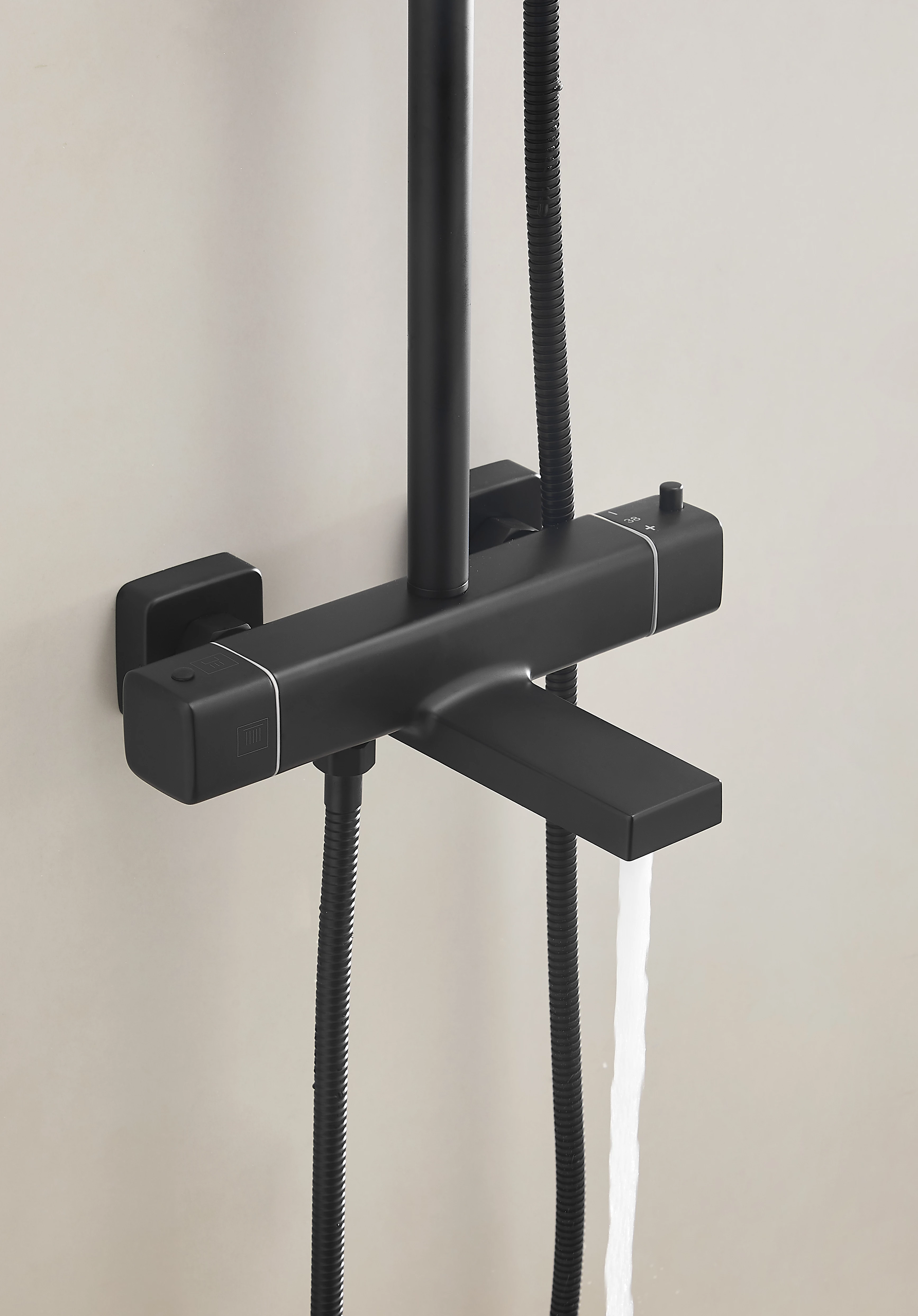 Душевая система HAIBA черный (HB24537-7) - фото 7