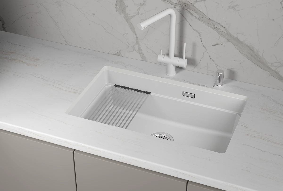 Кухонная мойка GRANULA кварц (7303iU, АРКТИК) - фото 3