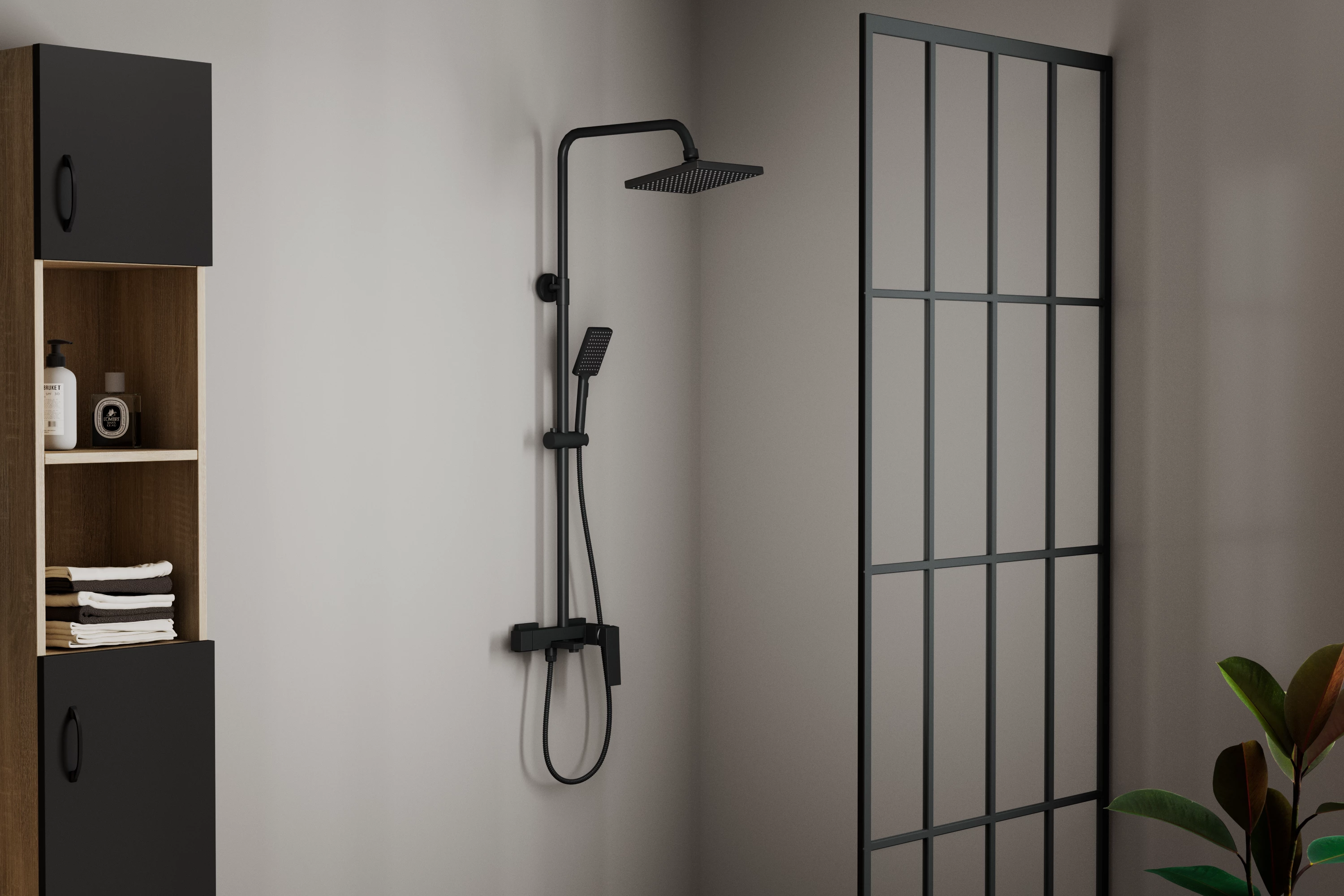 Душевая система RUSH Thira (TR3635-50Black) Душевая система RUSH Thira (TR3635-50Black) - фото 2
