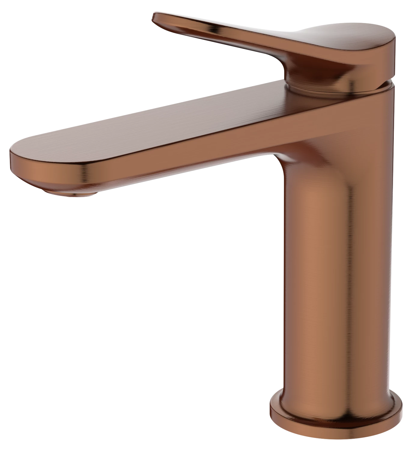 Смеситель для раковины BELZ брашированное розовое золото (B10786-2)