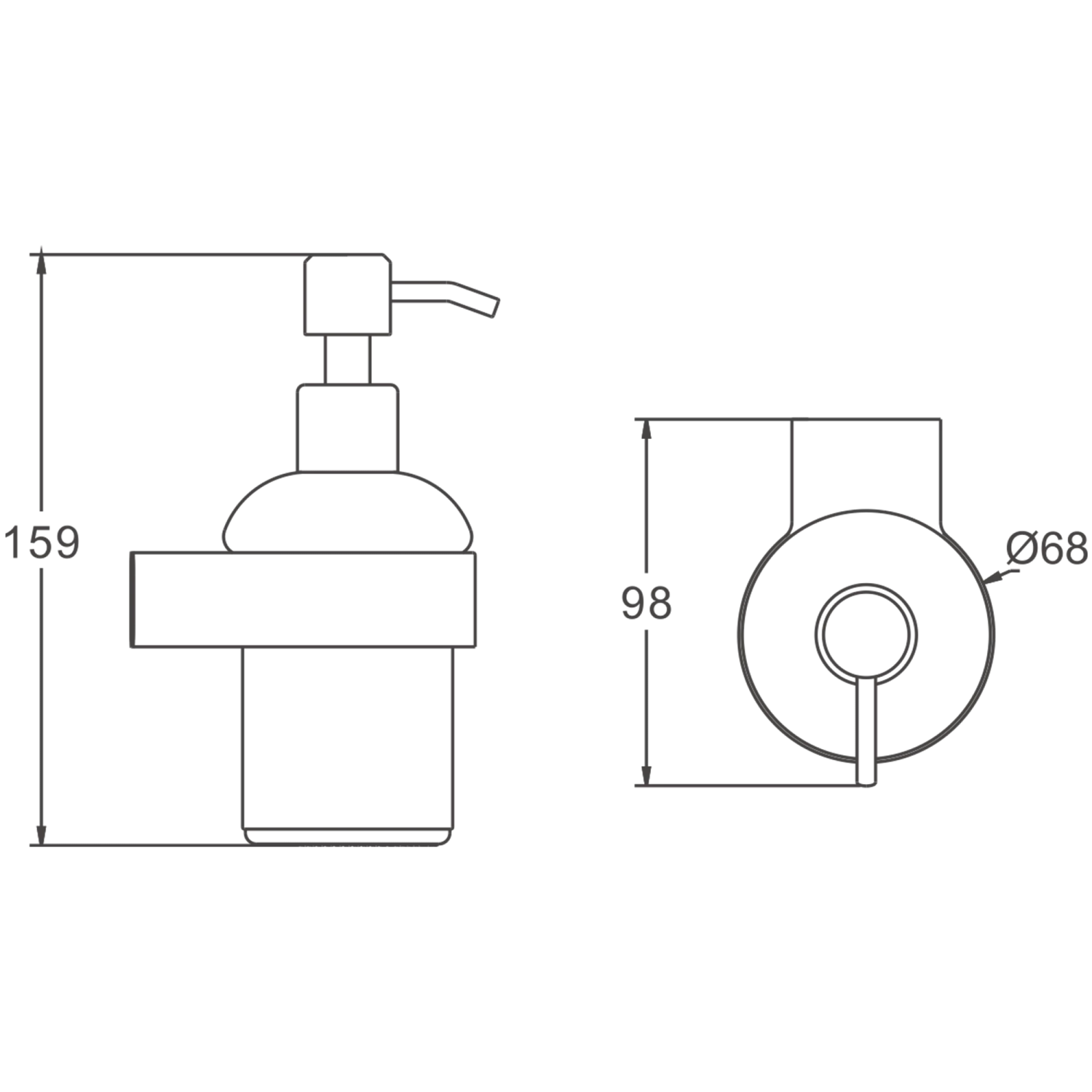 Дозатор BELZ белый (B91027) - фото 2