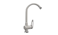 Смеситель для кухни ULGRAN Classic белый (U-006-331)