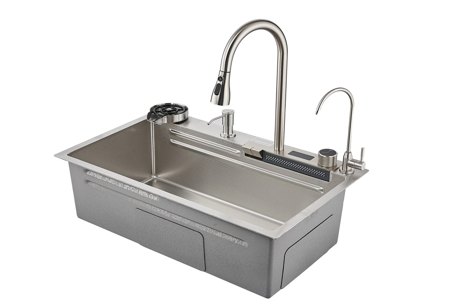 Мойка кухонная с водопадом Savol (S-SC002L) - фото 1