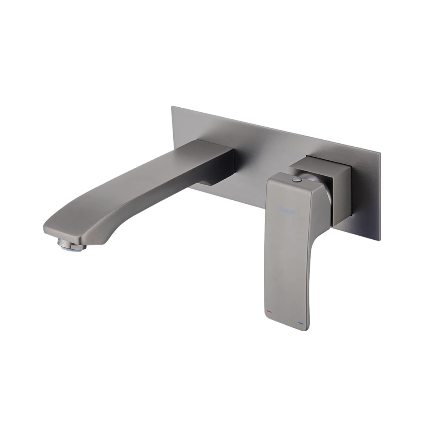 Смеситель Raglo для раковины встраиваемый монолитный, графит (R01.11.09) - фото 1