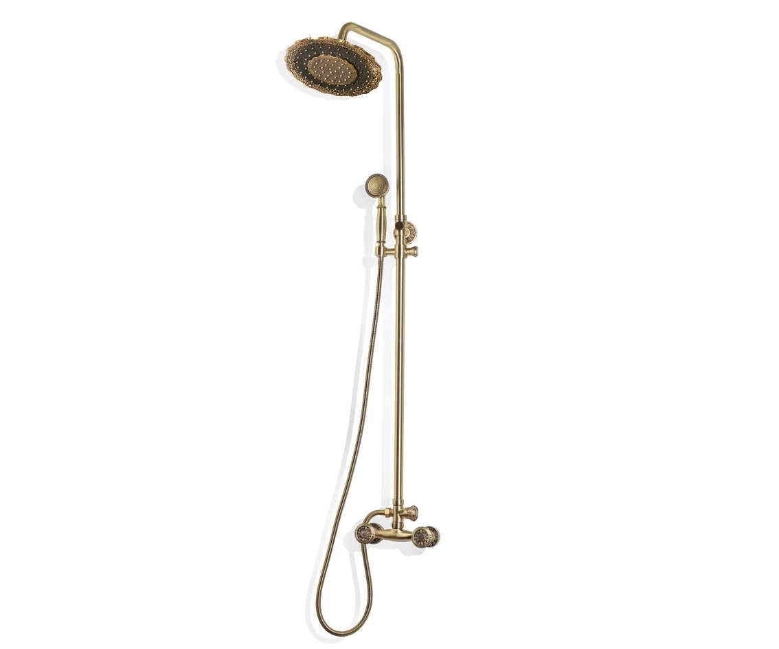Комплект для душевой (без излива) душ "Круг" Bronze de Luxe ROYAL (10118DF) Комплект для душевой (без излива) душ "Круг" Bronze de Luxe ROYAL (10118DF)