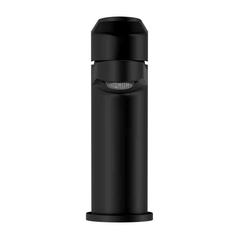 Смеситель для раковины CERSANIT LARA средний однорычажный черный (68152) - фото 4