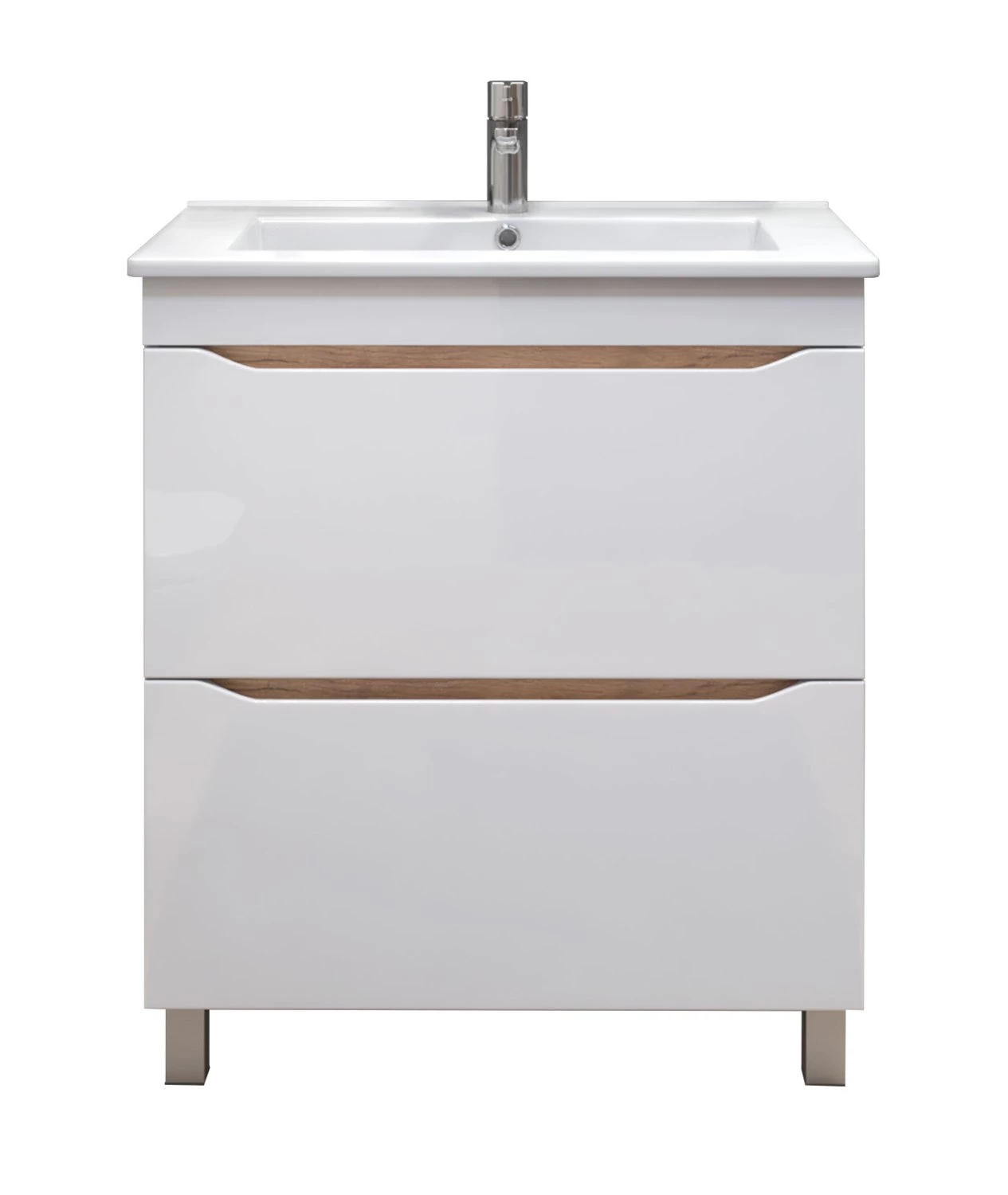 Тумба VIGO Grani 600-0-2 дуб золотой под умывальник Ц0000004928 (Элина 60) (tn.GRI.ELI.60.2Y дуб золотой)