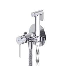 Встраиваемый смеситель с гигиеническим душем IDDIS Axes хром глянцевый (005SBR0i08)