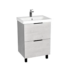 Тумба VIANT "Берлин" 2 ящика цемент 444х570х820 под раковину .S-UM-MOD60/1 (MODUO 60) (VBER60MDC-T2Y)