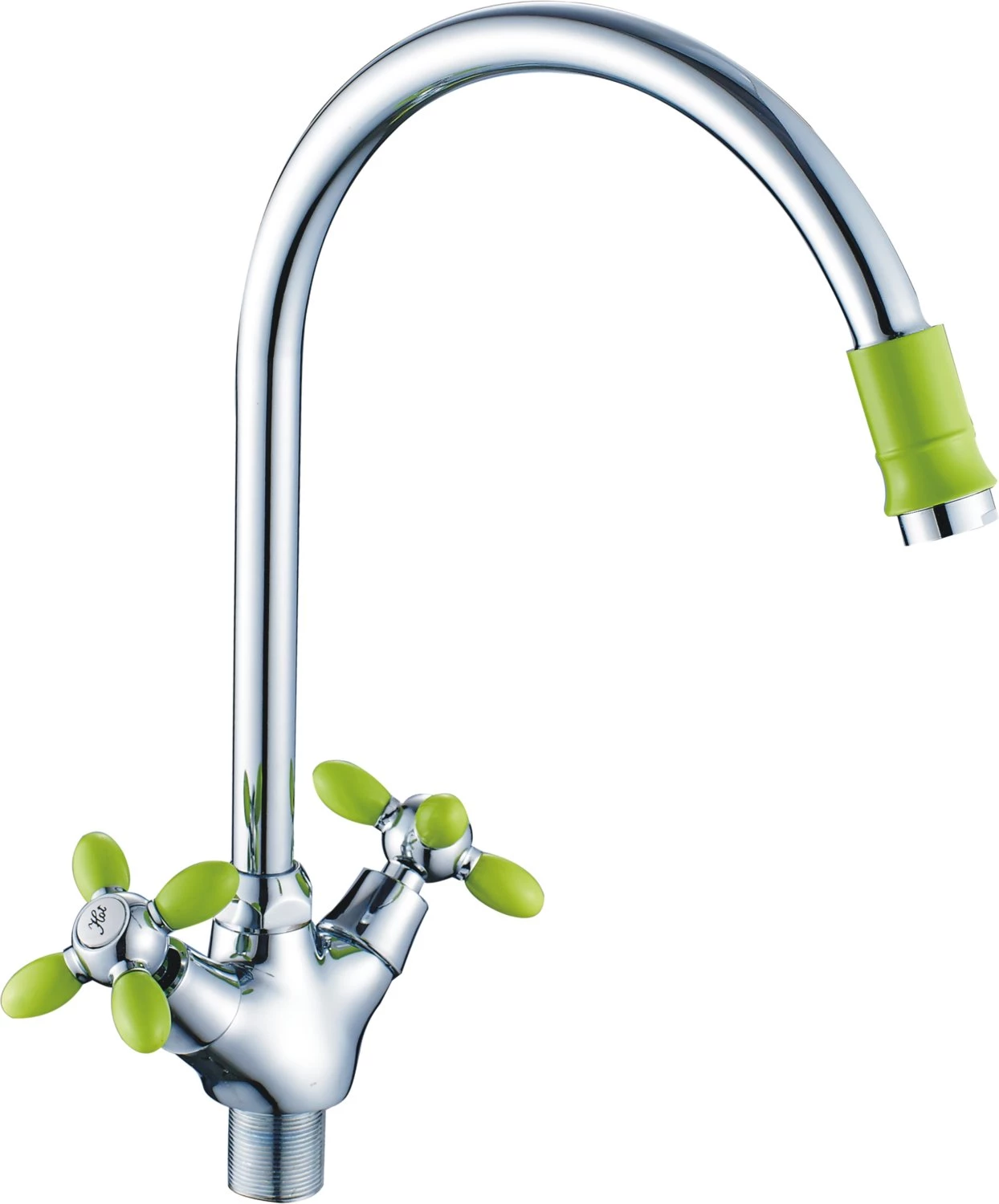 Смеситель для кухни Cron зеленый (CN46127-12) - фото 1