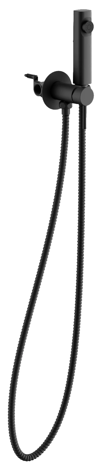 Смеситель BELZ с гигиенической лейкой черный (B55804-7) - фото 1
