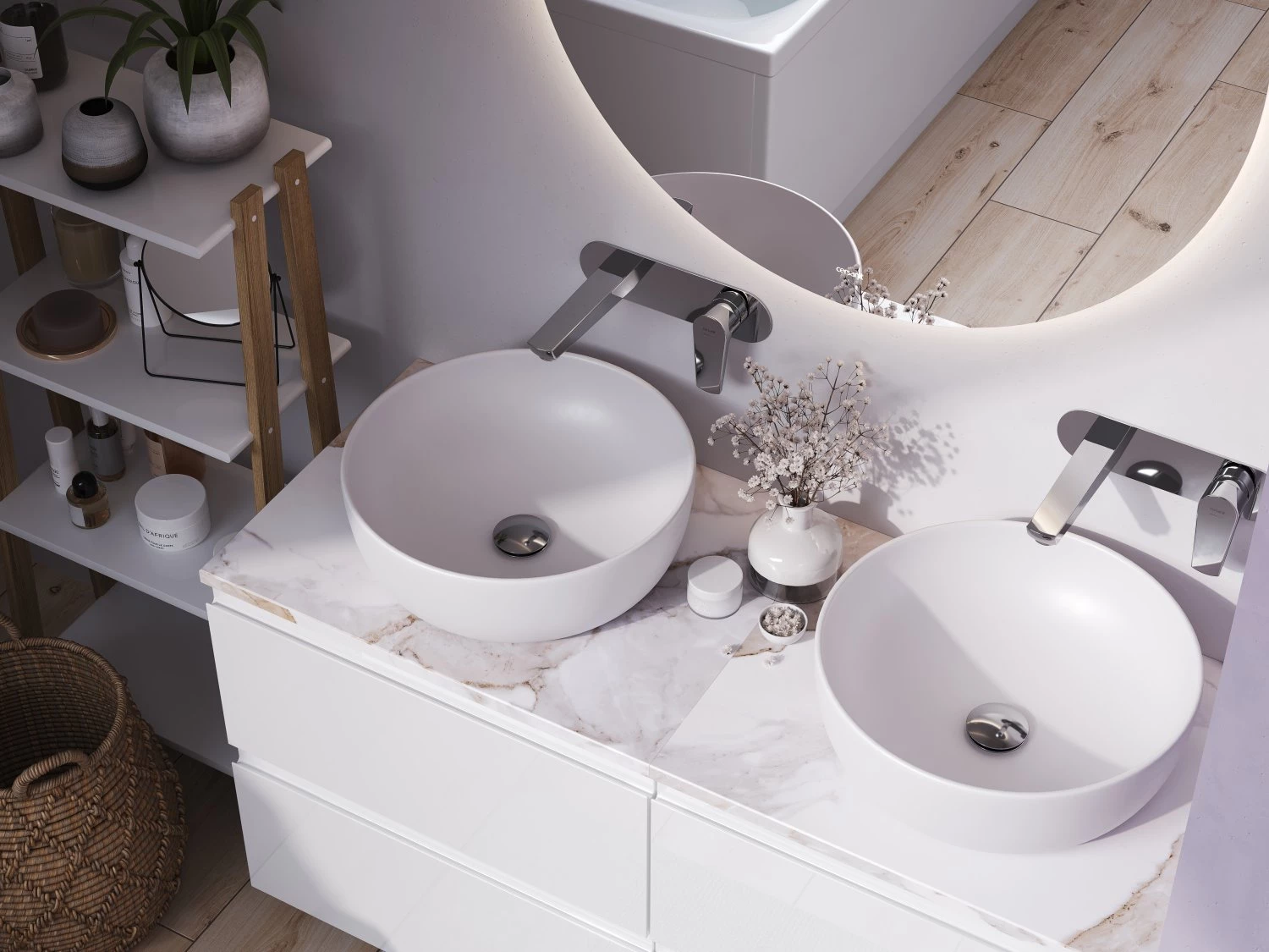 Смеситель для раковины Cersanit MODUO встраиваемый однорычажный (64096) - фото 2