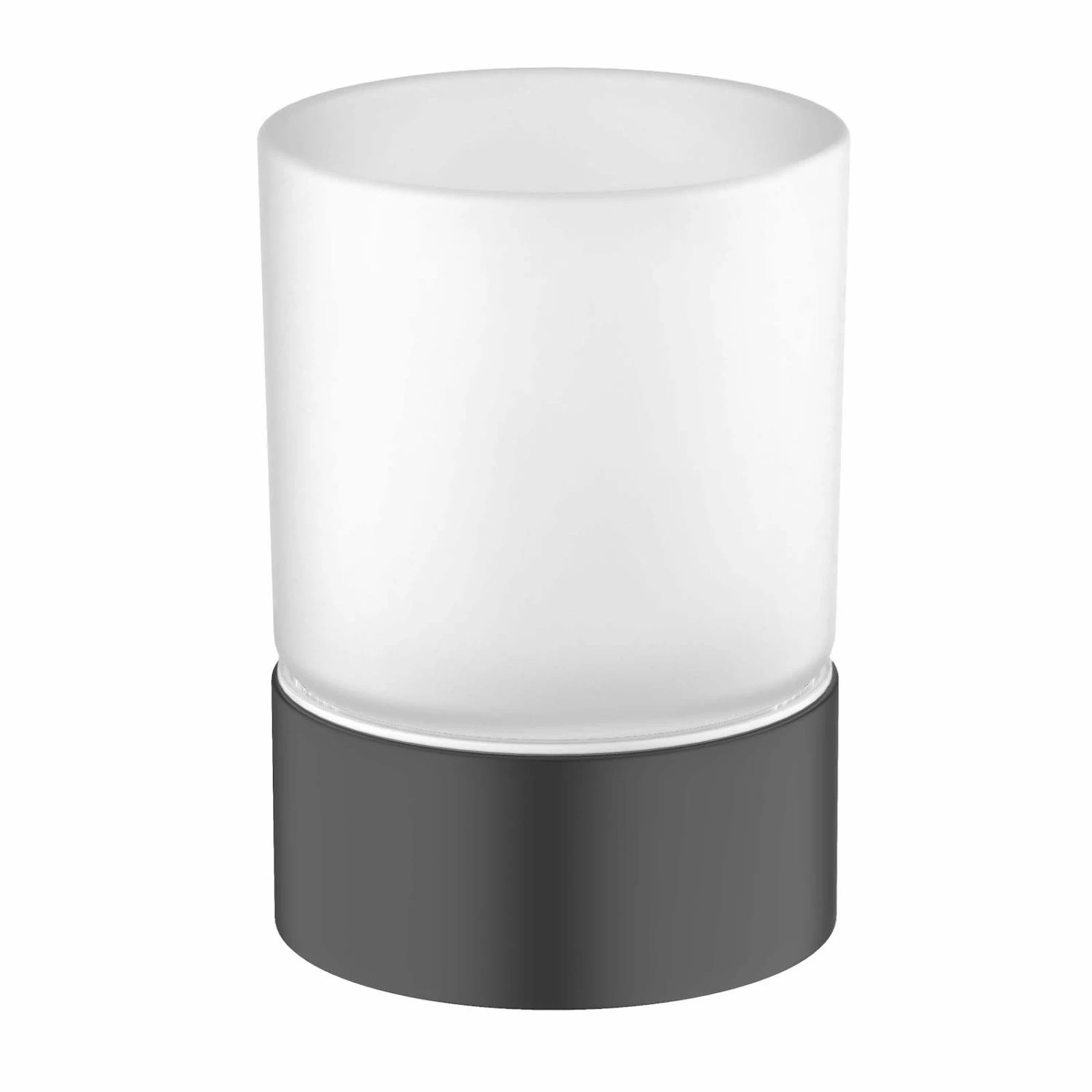 Стакан настольный для зубных щеток Timo Saona черный (13231/03) - фото 1