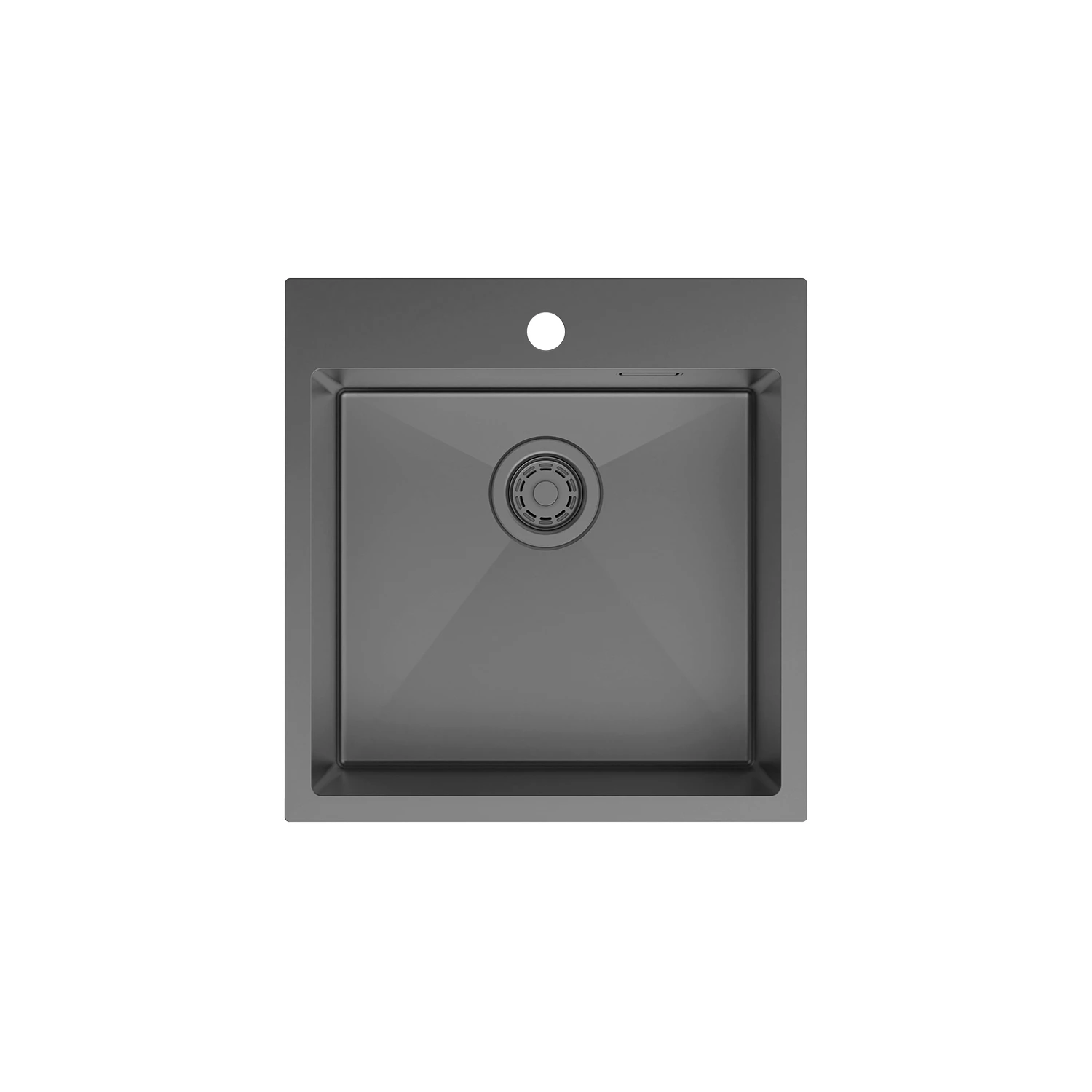Мойка IDDIS Haze нерж. сталь, графит, 490*510 (HAZ49GMi77)