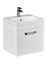 Тумба подвесная Velvex Estea 50.1Y белый матовый под раковину Ц0000008205 (Como) (tp.EST.MOD.50.1Y)