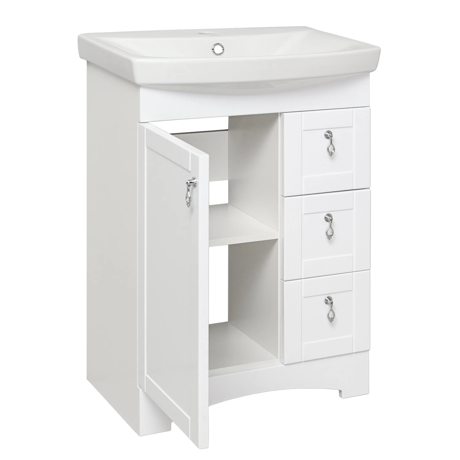 Тумба Runo Мерида 60 под умывальник УТ000002241 (Carina 60) (00-00000823) - фото 4