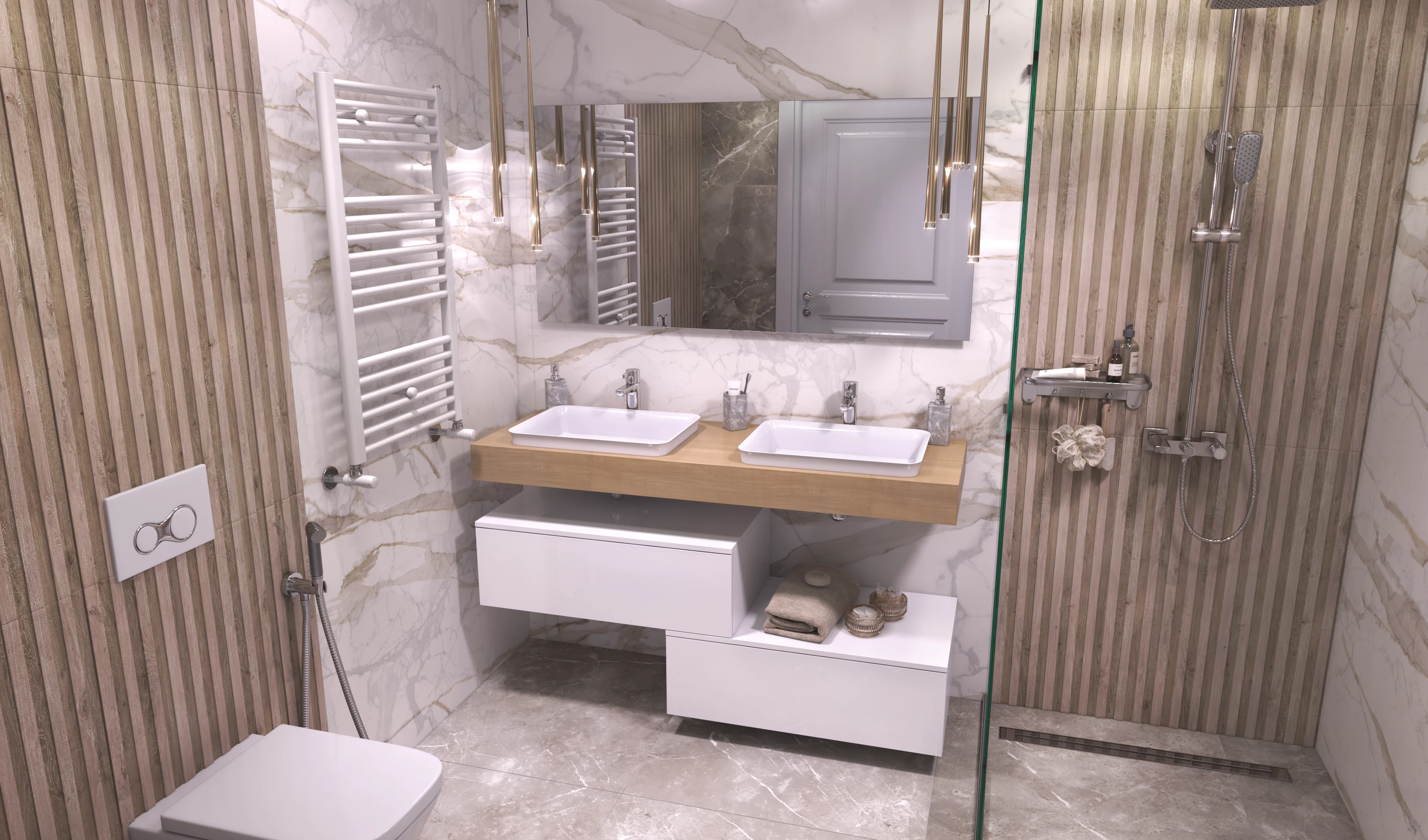 Тумба подвесная Velvex Unit 80, выс. 27, выдв. ящик, белый матовый (tp.UNI.80.1Y белый матовый) Тумба подвесная Velvex Unit 80, выс. 27, выдв. ящик, белый матовый (tp.UNI.80.1Y белый матовый) - фото 3