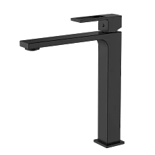 Смеситель для раковины высокий DQ Dortmund черный (DA1712005)