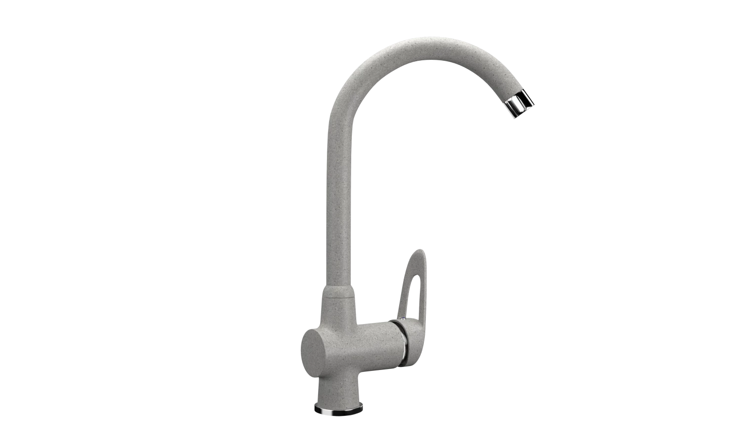 Смеситель для кухни ULGRAN Classic серый (U-006-310) - фото 1
