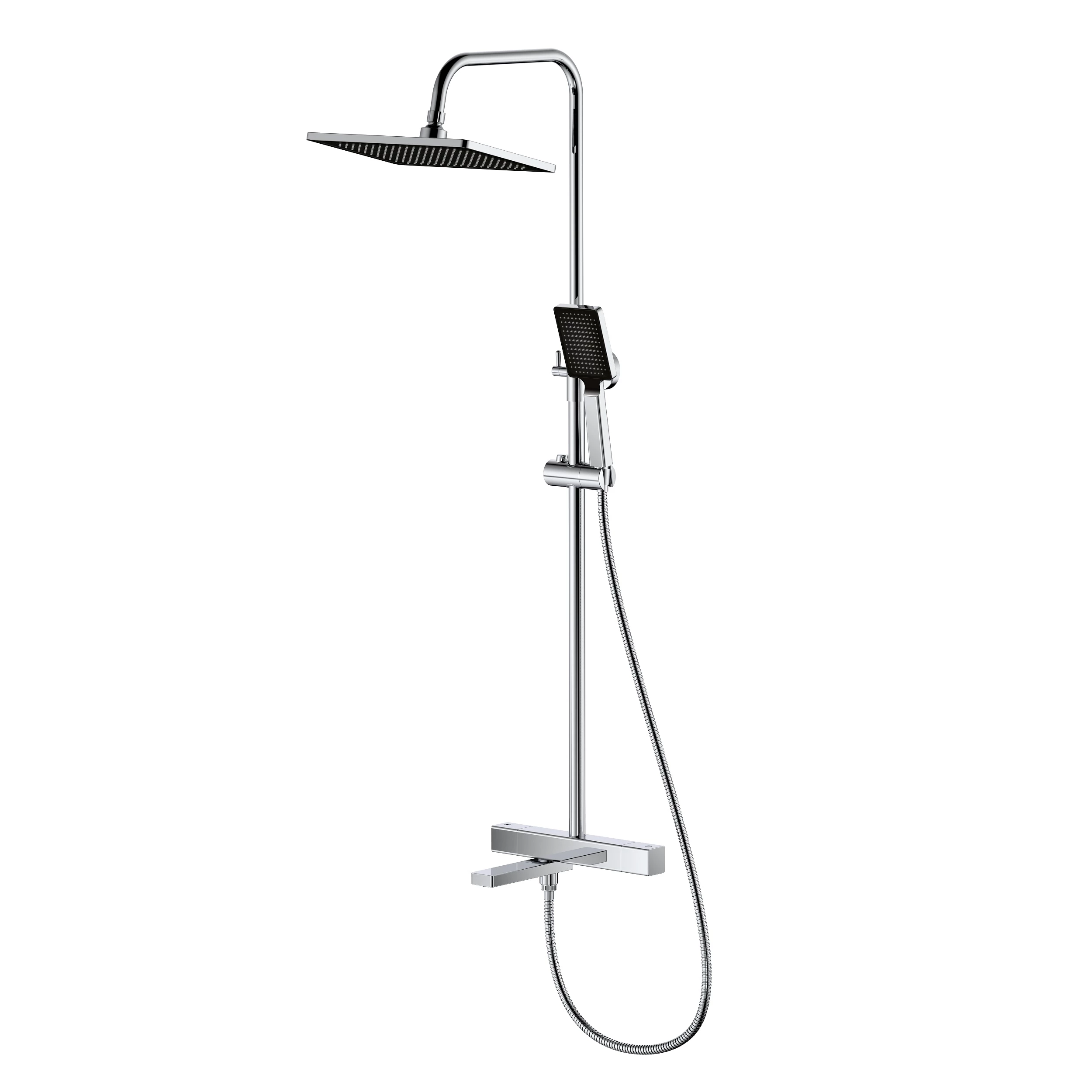 Тропическая душевая система RUSH термостатическая с изливом хром (ST4235-60) - фото 1