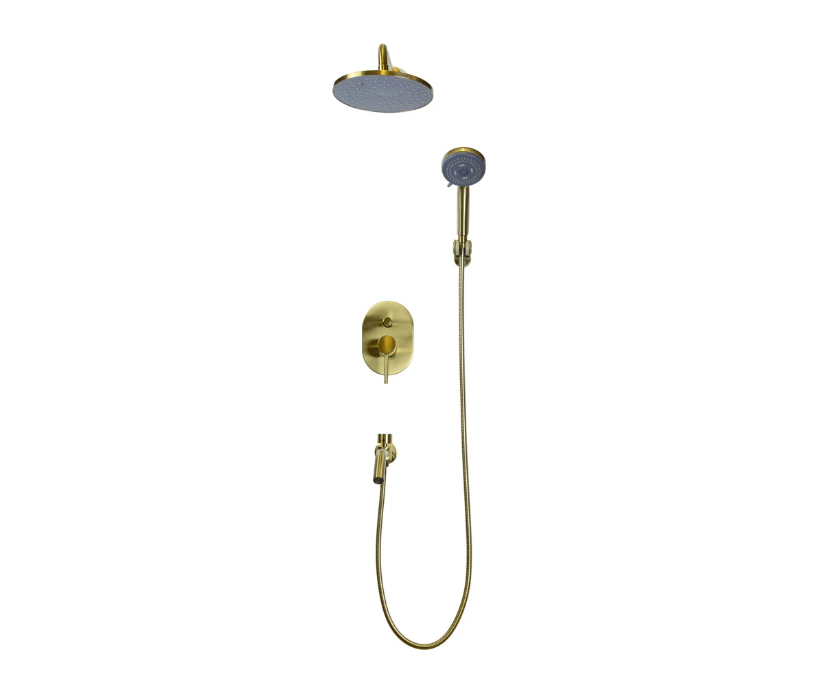 Душевой комплект Bronze de Luxe SCANDI встраиваемый бронзовый (9010BR) Душевой комплект Bronze de Luxe SCANDI встраиваемый бронзовый (9010BR) - фото 1
